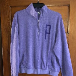 PINK quarter zip sweatshirt